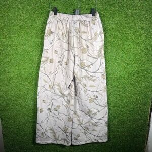 Carbon Real Tree Camo Sweatpants Mens Medium Tan Brown Fleece Lounge Pants